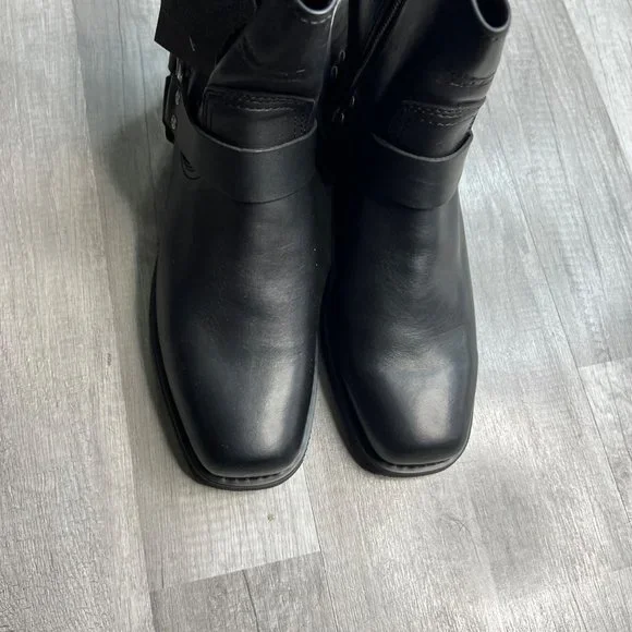 Harley Davidson Men's El Paso Riding Boots Black Size 11 Wide - Picture 4 of 9